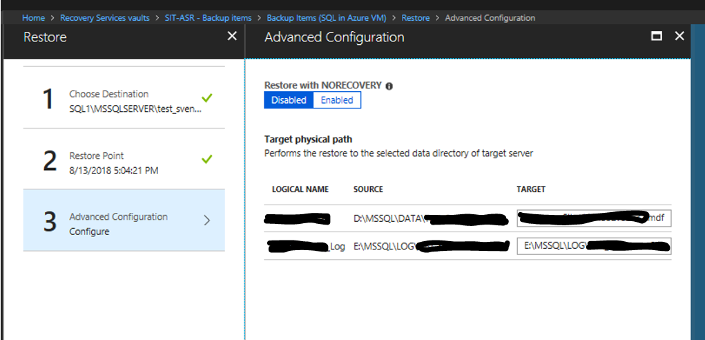 SQL Backup with Azure Recovery Services - Cloud Pond